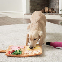 HKM-1754045 Dog Intelligence Smell Pad for Food Hiding - Plush Pet Toy (30x23x2cm)