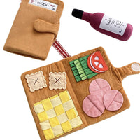 HKM-1754045 Dog Intelligence Smell Pad for Food Hiding - Plush Pet Toy (30x23x2cm)