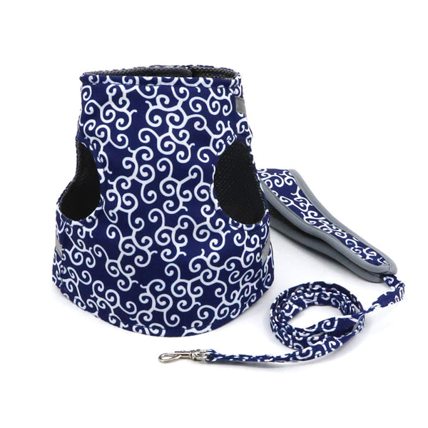 HKM-1754685 Pet Traction Rope Vest for Cats and Dogs - Adjustable Anti-Stroke Design, Available in Blue, Red, Green