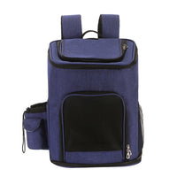 HKM-1755453 Portable Cat and Dog Backpack – Breathable Shoulder Bag with Large Capacity for Pets Up to 7.5kg