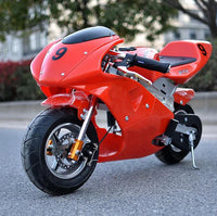 HKM-6175571 Kids Mini Racing Electric Motorcycle A826 - 500W Brushless Chopper E-Bike, 30KM/H Speed, 20KM Range, Steel Frame
