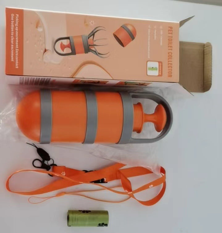 HKM-1756989 Portable Pet Cleaner with Toilet Holder and Garbage Bags