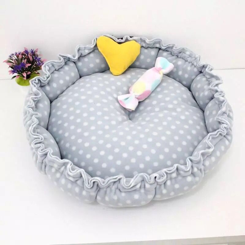 HKM-1757245 Cozy Cotton Pet Nest Mat for Small Pets - Hand Washable & Warmth Retaining