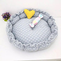HKM-1757245 Cozy Cotton Pet Nest Mat for Small Pets - Hand Washable & Warmth Retaining