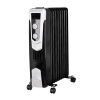 HKM-175763 Oil Filled Radiator Heater with Adjustable Thermostat and 24-Hour Timer - 5 to 13 Fins Options