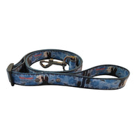 HKM-1758269 Halloween-Themed Pet Dog Print Leash and Chest Harness Set in Polyester with Multiple Size Options