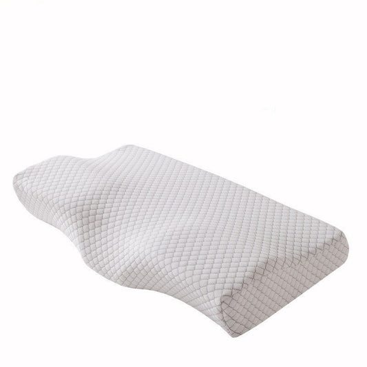 HKM-175827 Contoured Memory Foam Cervical Pillow for Neck Pain Relief, Multiple Colors Available