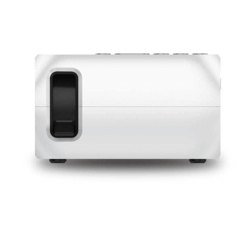HKM-175827 Mini Portable HD Projector with LED Lens - 20-80 Inch Projection Size, 110V-240V Compatible