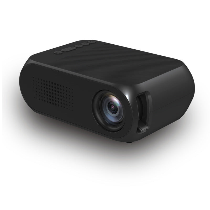 HKM-175827 Mini Portable HD Projector with LED Lens - 20-80 Inch Projection Size, 110V-240V Compatible