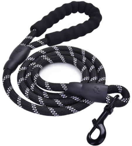 HKM-1758781 Reflective Nylon Braided Dog Walking Rope - Explosion-Proof Traction Belt, 1.5m Length