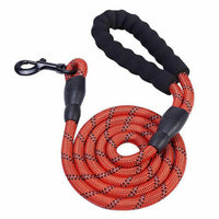 HKM-1758781 Reflective Nylon Braided Dog Walking Rope - Explosion-Proof Traction Belt, 1.5m Length