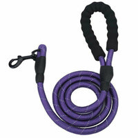 HKM-1758781 Reflective Nylon Braided Dog Walking Rope - Explosion-Proof Traction Belt, 1.5m Length