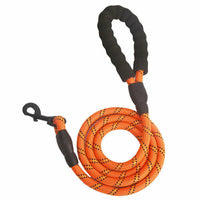 HKM-1758781 Reflective Nylon Braided Dog Walking Rope - Explosion-Proof Traction Belt, 1.5m Length