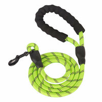 HKM-1758781 Reflective Nylon Braided Dog Walking Rope - Explosion-Proof Traction Belt, 1.5m Length
