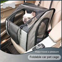 HKM-1761213 Portable Dog Nest Cage - Grey, Available in Medium and Large Sizes