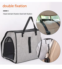 HKM-1761213 Portable Dog Nest Cage - Grey, Available in Medium and Large Sizes