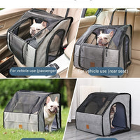 HKM-1761213 Portable Dog Nest Cage - Grey, Available in Medium and Large Sizes