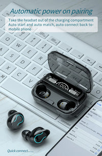HKM-176147 Intelligent Wireless Earbuds with 9D Hi-Fi Stereo Sound and Charging Case