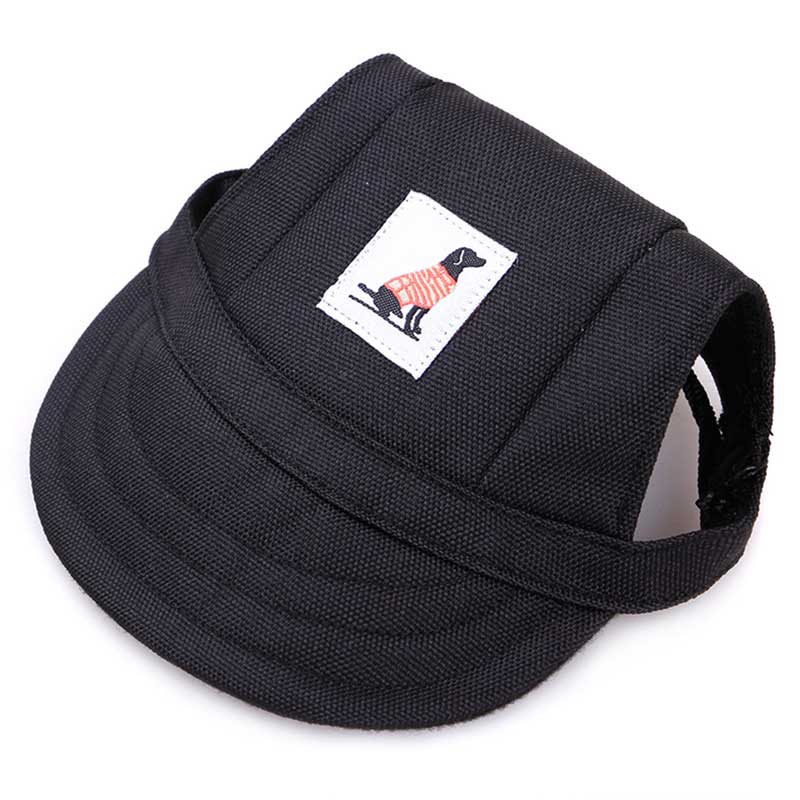 HKM-1763133 Dog Baseball Cap for Small to Medium Pets - Polyester Adjustable Hat for Puppies and Cats
