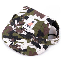 HKM-1763133 Dog Baseball Cap for Small to Medium Pets - Polyester Adjustable Hat for Puppies and Cats