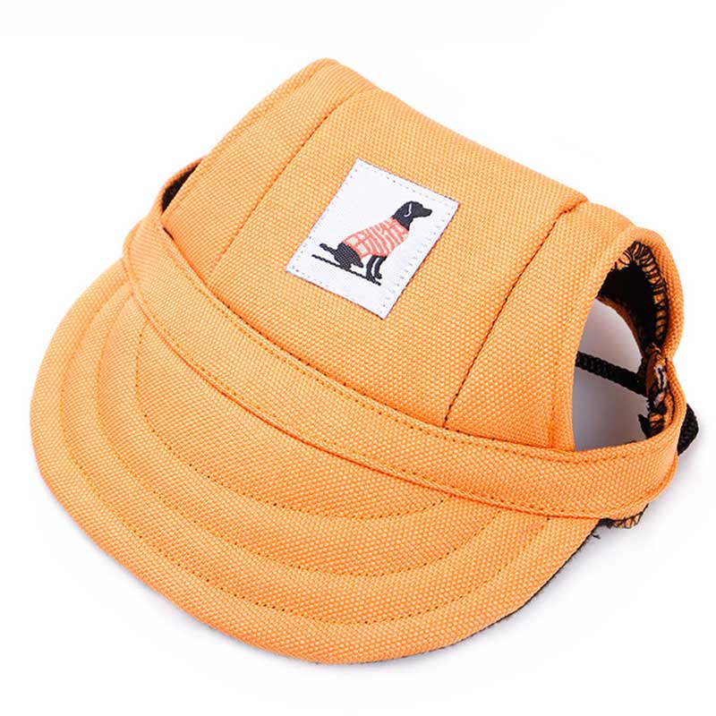 HKM-1763133 Dog Baseball Cap for Small to Medium Pets - Polyester Adjustable Hat for Puppies and Cats