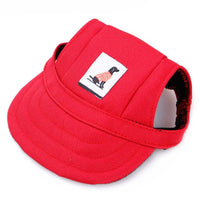 HKM-1763133 Dog Baseball Cap for Small to Medium Pets - Polyester Adjustable Hat for Puppies and Cats