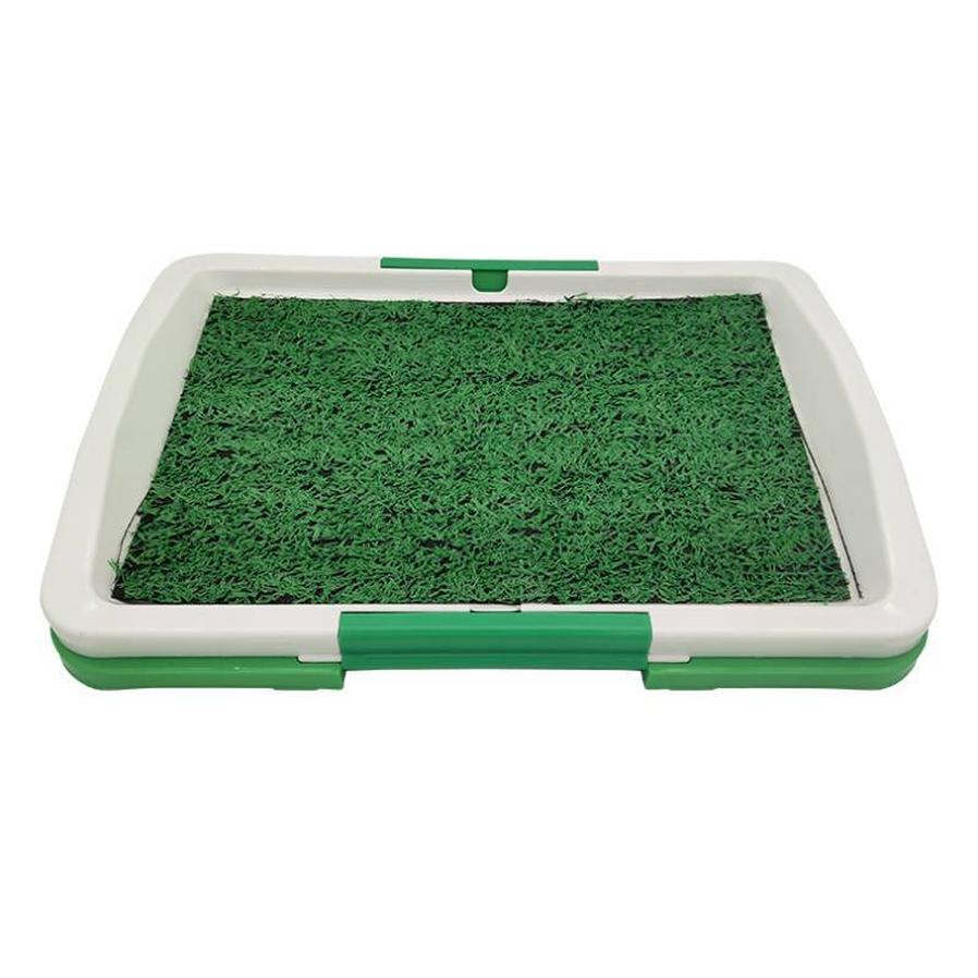 HKM-176339 Indoor Dog Grass Toilet - Three-Layer Potty Training Tray for Puppies