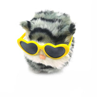HKM-1763773 Heart-Shaped Sunglasses for Pets ¨C Colorful Plastic Shades for Dogs and Cats