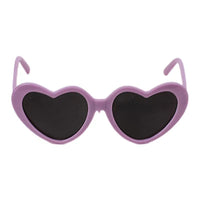 HKM-1763773 Heart-Shaped Sunglasses for Pets ¨C Colorful Plastic Shades for Dogs and Cats