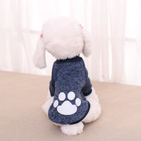 HKM-1764029 Cozy Two-Legged Dog Sweater in Solid Colors for Stylish Pets