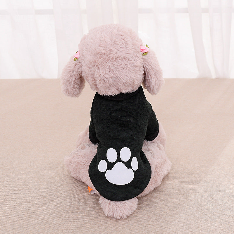 HKM-1764029 Cozy Two-Legged Dog Sweater in Solid Colors for Stylish Pets