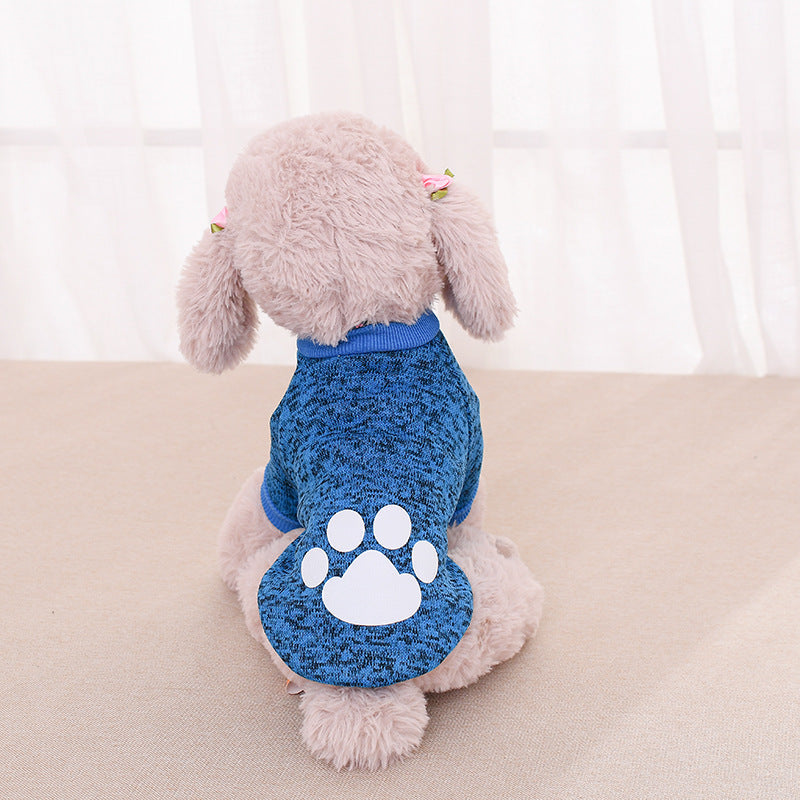 HKM-1764029 Cozy Two-Legged Dog Sweater in Solid Colors for Stylish Pets