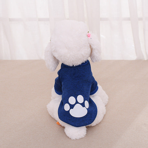 HKM-1764029 Cozy Two-Legged Dog Sweater in Solid Colors for Stylish Pets