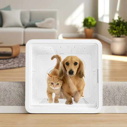 HKM-176403 Eco-Friendly 82L Capacity Quiet Cat House with Smart APP Control and Pet Hair Drying Feature