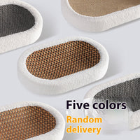 HKM-1764925 Wear-resistant Oval Sisal Cat Scratch Board and Pet Bed