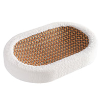 HKM-1764925 Wear-resistant Oval Sisal Cat Scratch Board and Pet Bed