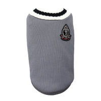 HKM-1765309 Cozy Knitted V-Neck Vest for Pets in Wine Red, Green, Khaki, Gray - Multiple Sizes Available