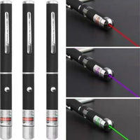 HKM-176595 3-Pack Laser Pointer for Dogs and Cats - Green, Purple, Red Light Pen for Interactive Play