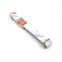 HKM-1766717 Marble Rose Gold Pet Collar for Medium to Extra Large Dogs