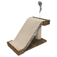 HKM-1767997 Leopard Print Corrugated Cat Scratch Board with Replaceable Scratch Surface