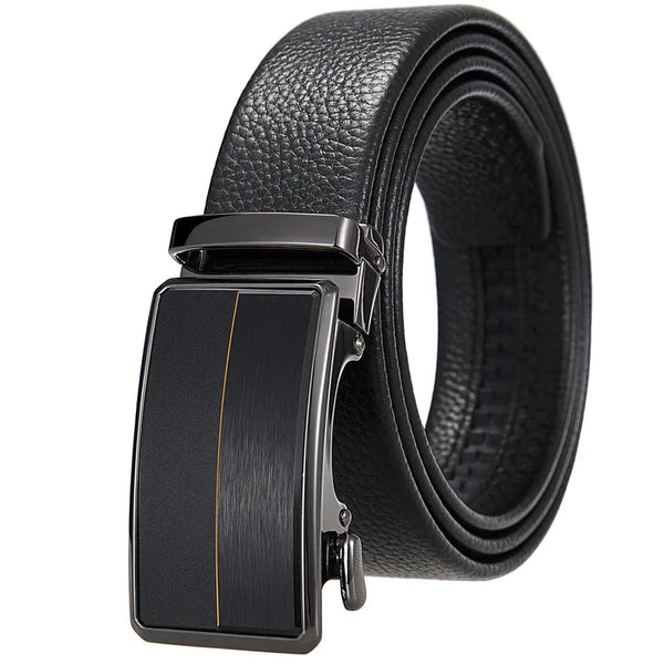 HKM-176851 Men's Leather Top Cowhide Belt - Durable and Stylish Accessory - Model LY36-25637-5
