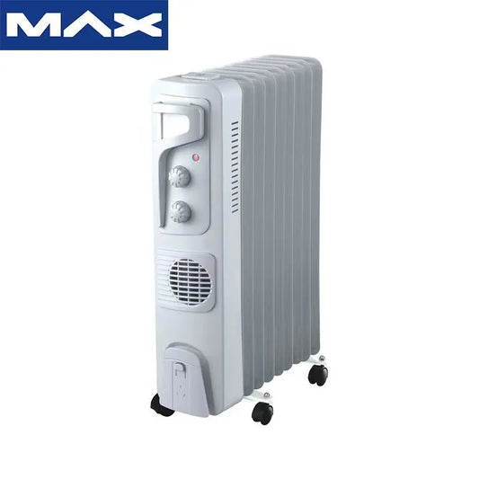 HKM-176915 Adjustable Oil-Filled Radiator Heater with Overheat and Tip-Over Protection - Freestanding, 1500W/2000W/2500W Options
