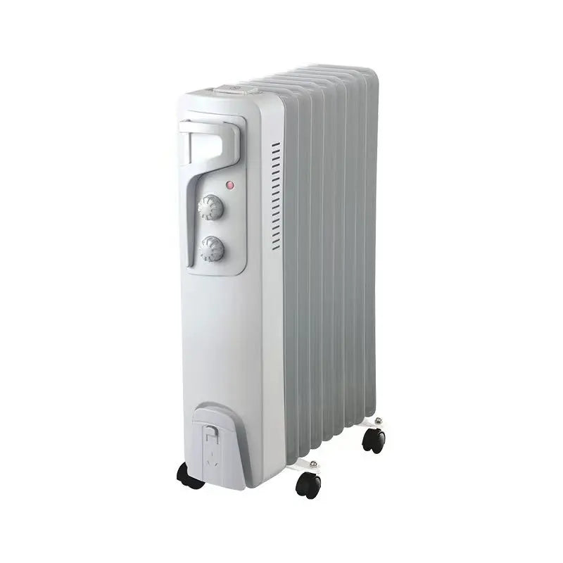 HKM-176915 Adjustable Oil-Filled Radiator Heater with Overheat and Tip-Over Protection - Freestanding, 1500W/2000W/2500W Options