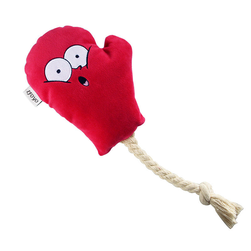 HKM-1769533 Pet Bite-Resistant Plush Toys for Dogs and Cats – Boxing Gloves, Fish Bones, Headphones