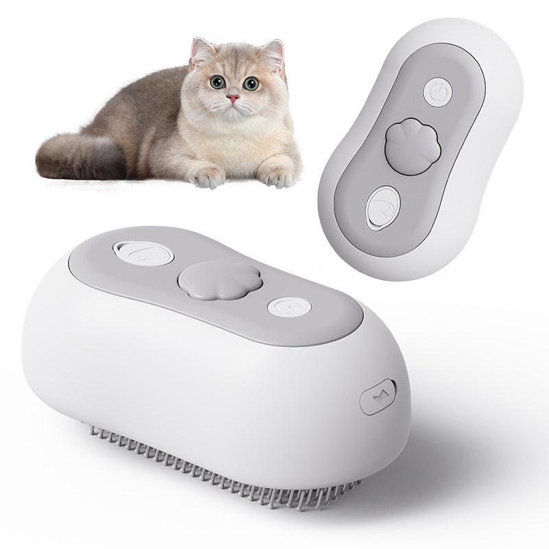 HKM-1770301 Pet Massage Comb with Cleaning Spray for Cats - Rechargeable Device in Multiple Colors