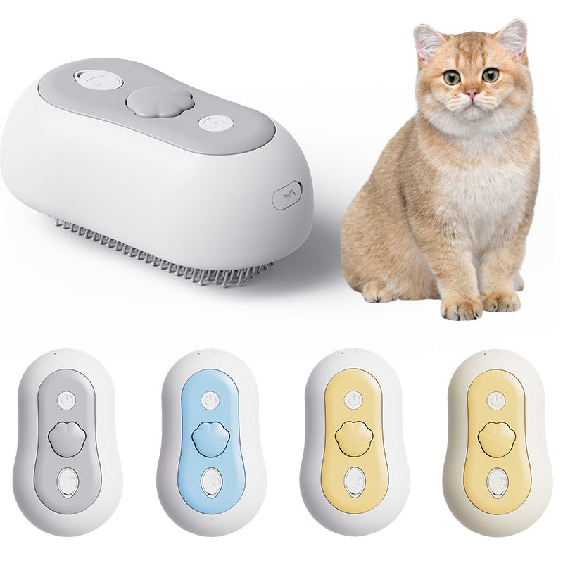 HKM-1770301 Pet Massage Comb with Cleaning Spray for Cats - Rechargeable Device in Multiple Colors