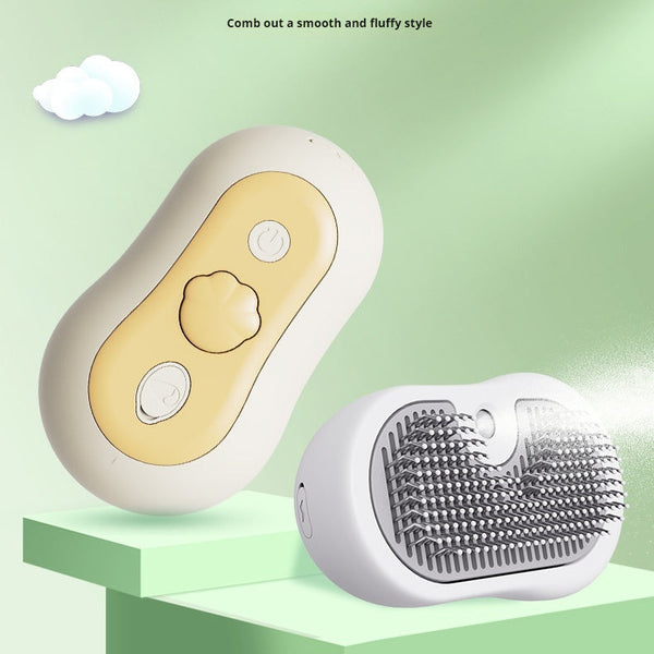 HKM-1770301 Pet Massage Comb with Cleaning Spray for Cats - Rechargeable Device in Multiple Colors