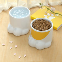 HKM-1770685 High Neck Ceramic Cat and Dog Bowl with Large Capacity for Comfortable Feeding