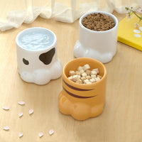 HKM-1770685 High Neck Ceramic Cat and Dog Bowl with Large Capacity for Comfortable Feeding