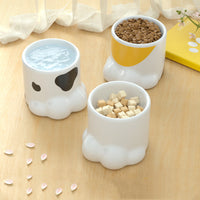 HKM-1770685 High Neck Ceramic Cat and Dog Bowl with Large Capacity for Comfortable Feeding